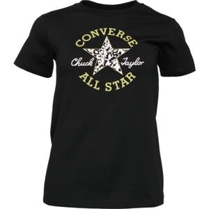 Converse CHUCK PATCH INFILL TEE Női póló, fekete, méret