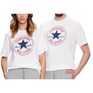 Rövid ujjú póló Converse Converse Go-To All Star Fit T-Shirt Weiss