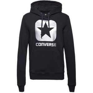 Converse Graphic Boxstar Sweatshirt Hoody Kapucnis melegítő felsők - Fekete - XS