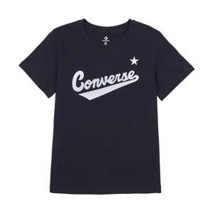 Converse SCRIPTED WORDMARK TEE Női póló, fekete, veľkosť M