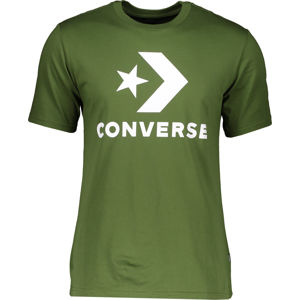 Converse Star Chevorn EMB SS TEE Rövid ujjú póló - Zöld - XL