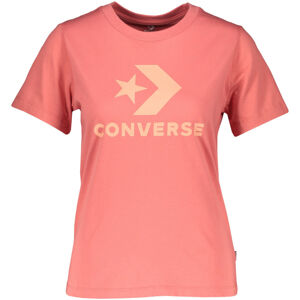 Rövid ujjú póló Converse Converse Star Chevron Damen T-Shirt Pink F664