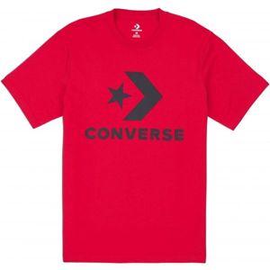 Converse STAR CHEVRON TEE Női póló, fekete, veľkosť M