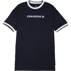 Converse WORDMARK TEE DRESS Női ruha, fekete, veľkosť M