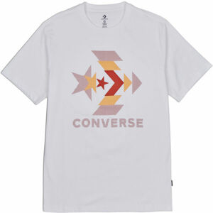 Converse ZOOMED IN GRAPPHIC TEE Férfi póló, fehér, méret L
