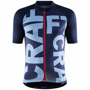 Craft ADV ENDUR GRAFIC Férfi kerékpáros mez, kék, méret L