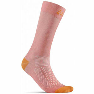 Craft ENDURE BIKE rózsaszín 40-42 - Funkcionális kerékpáros zokni