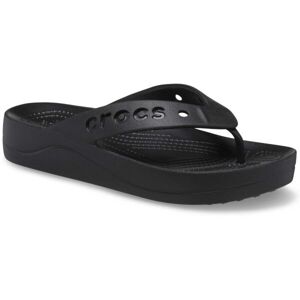 Crocs BAYA PLATFORM FLIP Női flip-flop papucs, fekete, veľkosť 39/40