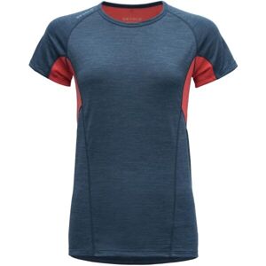 Devold RUNNING MERINO 130 T-SHIRT Női póló, kék, veľkosť XS