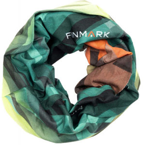 Finmark FS-126 Multifunkcionális kendő, zöld, méret