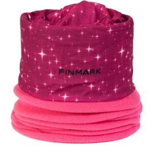 Finmark FSW-208 Női multifunkcionális kendő fleece béléssel, rózsaszín, méret