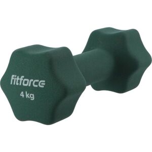 Fitforce FDBN 4 KG Kézi súlyzó, sötétzöld, méret 4kg