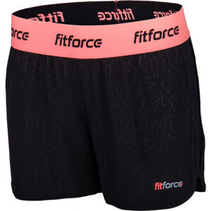 Fitforce RONY Női fitnesz rövidnadrág, fekete, méret XL