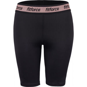 Fitforce Női fitness rövidnadrág Női fitness rövidnadrág, fekete, méret S