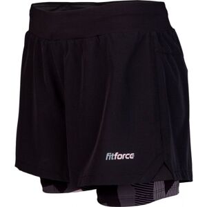 Fitforce Női fitnesz rövidnadrág Női fitnesz rövidnadrág, fekete, méret XL