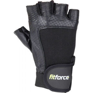Fitforce PFR01 Fitness kesztyű, fekete, veľkosť M