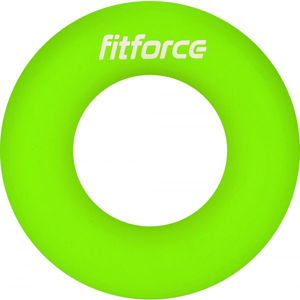 Fitforce RINGGRIP M Marokerősítő karika, fényvisszaverő neon, méret os