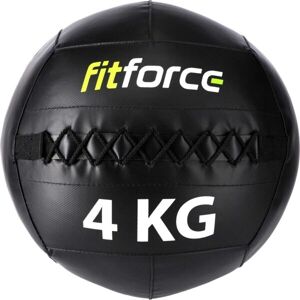 Fitforce WALL BALL 4 KG Medicinbal, fekete, méret 4 kg