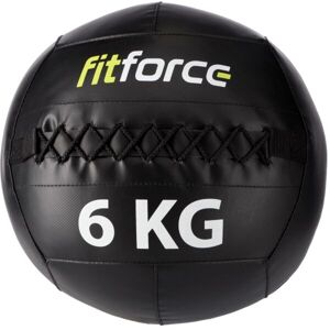 Fitforce WALL BALL 6 KG Medicinbal, fekete, méret 6 kg