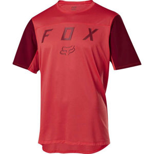 Fox FLEXAIR SS MOTH JERSEY piros M - Férfi kerékpáros mez