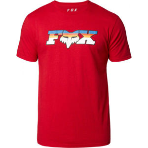 Fox FHEADX SLIDER SS PREMIUM TEE piros 2XL - Férfi póló