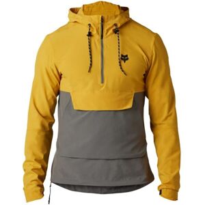 Fox RANGER WIND PULLOVER Férfi kerékpáros kabát, sárga, méret M