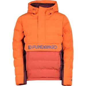 FUNDANGO EVERETT PADDED ANORAK Női sí/snowboard dzseki, narancssárga, veľkosť L