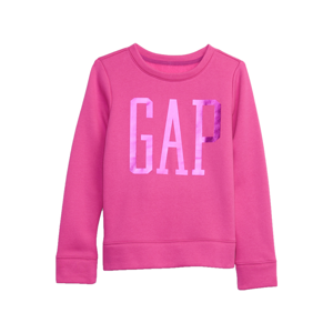GAP V-DB LOGO CREW Lány pulóver, rózsaszín, méret XL