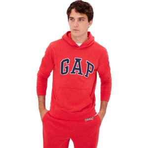 GAP XLS FT ARCH PO HD Férfi pulóver, piros, méret