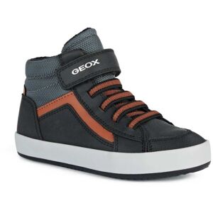 Geox J GISLI B. Fiú bokaszárú tornacipő, fekete, veľkosť 30