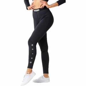 GOLDBEE VERTICAL Női legging, fekete, méret XS