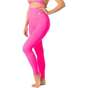 GOLDBEE VÉKONY LEGGING Női legging, rózsaszín, méret XL