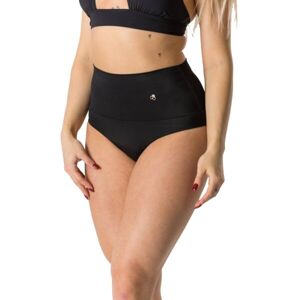 GOLDBEE SHAPEWEAR SWIMWEAR BOTTOMS Női karcsúsító bikini alsó, fekete, veľkosť 4XL