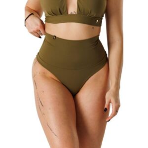 GOLDBEE SHAPEWEAR SWIMWEAR BOTTOMS Női karcsúsító bikini alsó, sötétzöld, méret