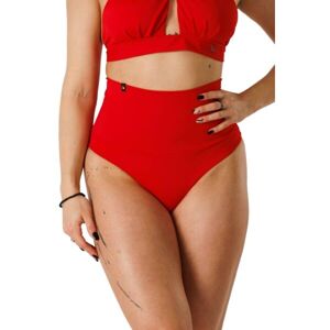 GOLDBEE SHAPEWEAR SWIMWEAR BOTTOMS Női karcsúsító bikini alsó, piros, veľkosť S