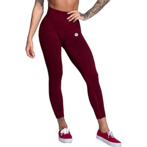 Gym Glamour leggings seamless Bordo Melange Nadrágok - Piros - L