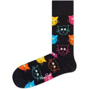 HAPPY SOCKS CAT Klasszikus zokni, fekete, veľkosť 41-46