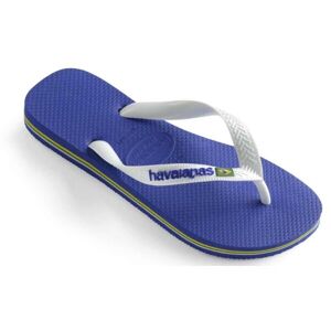 HAVAIANAS BRASIL LOGO Uniszex flip-flop papucs, kék, méret 41/42