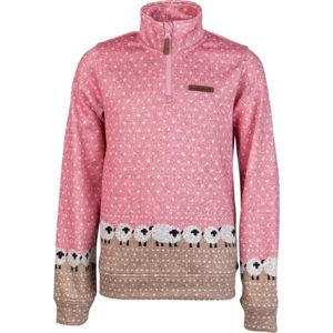 Head LIBA rózsaszín 128-134 - Lány fleece pulóver