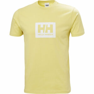 Helly Hansen HH BOX TEE Férfi póló, sárga, méret M