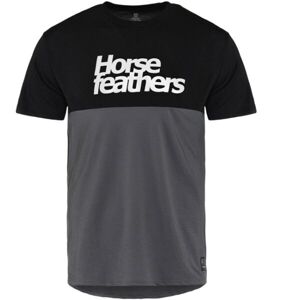 Horsefeathers FURY Férfi kerékpáros póló, sötétszürke, méret