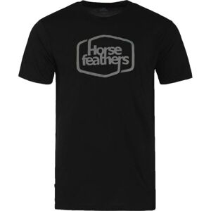 Horsefeathers ROOTER TECH T-SHIRT Férfi póló, fekete, méret