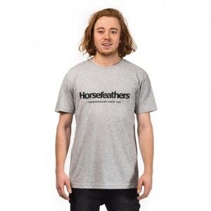Horsefeathers QUARTER T-SHIRT szürke XL - Férfi póló