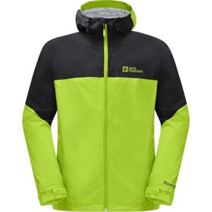 Jack Wolfskin WEILTAL 2L JKT M Férfi outdoor kabát, fényvisszaverő neon, méret L