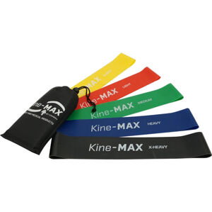 Erősítő gumiszalag Kine-MAX Kine-MAX Professional Mini Loop Resistance Band KIT - 5 bands