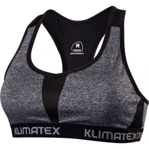 Klimatex ILMI szürke XL - Női varrt fitnesz- és futómelltartó