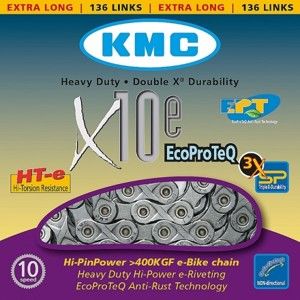 KMC LÁNC X10E EPT NEREZ fekete  - Lánc