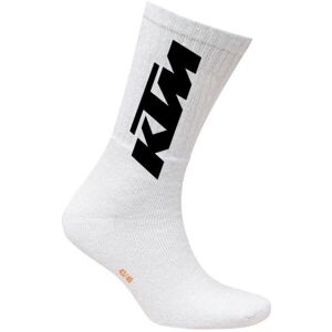 KTM SOCKS LONG Férfi zokni, fehér, méret