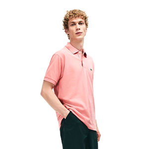 Lacoste S/S BEST POLO világos rózsaszín M - Galléros férfi póló