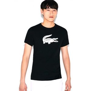 Lacoste MAN T-SHIRT fekete XL - Férfi póló